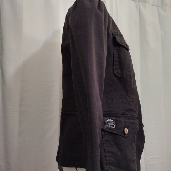 WILLIAM Rast Long Sleeve Black Jacket Women's Size Medium - Picture 8 of 8